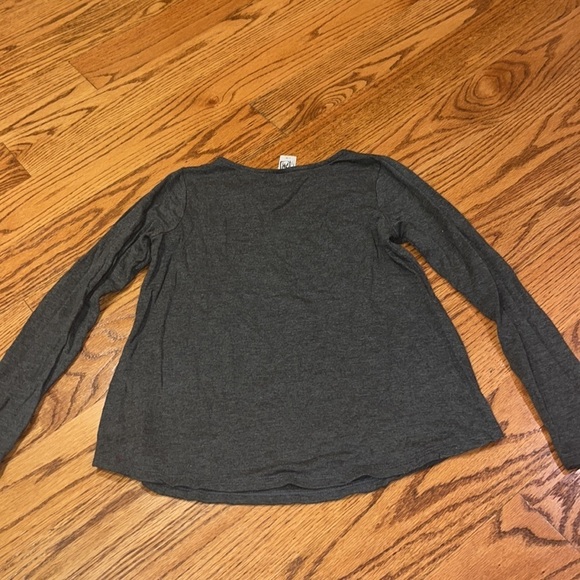 Erge Girl’s Grey Long Sleeve With Criss Cross Neck Size L 14 - Picture 5 of 5